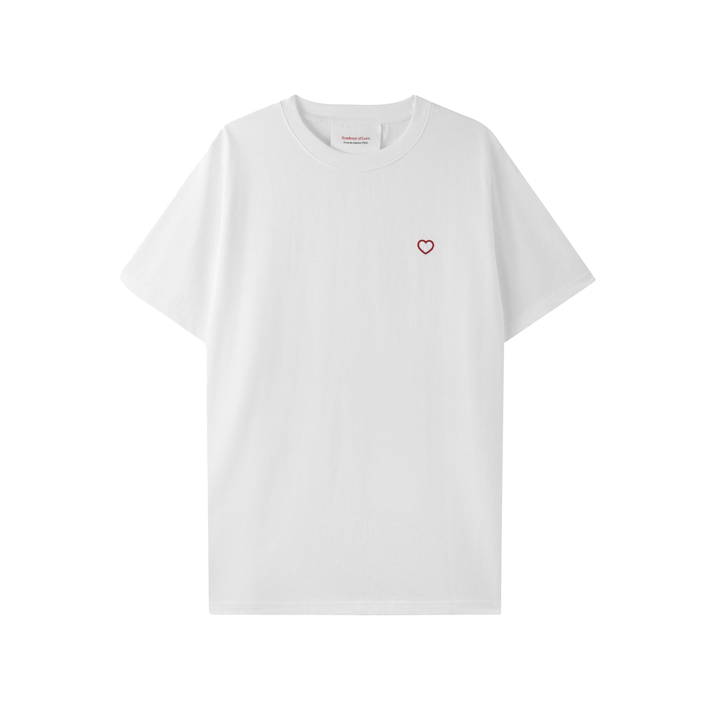 Academy of Love Heart Tshirt 100% Organic Cotton