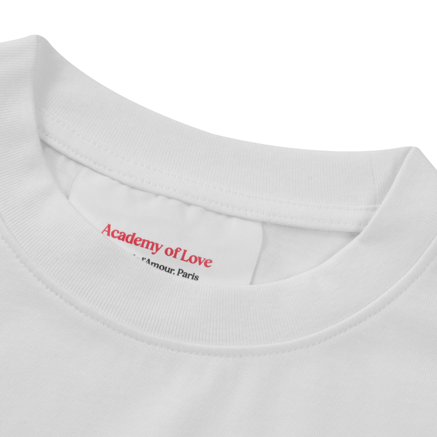 Academy of Love Love Tshirt 100% Organic Cotton