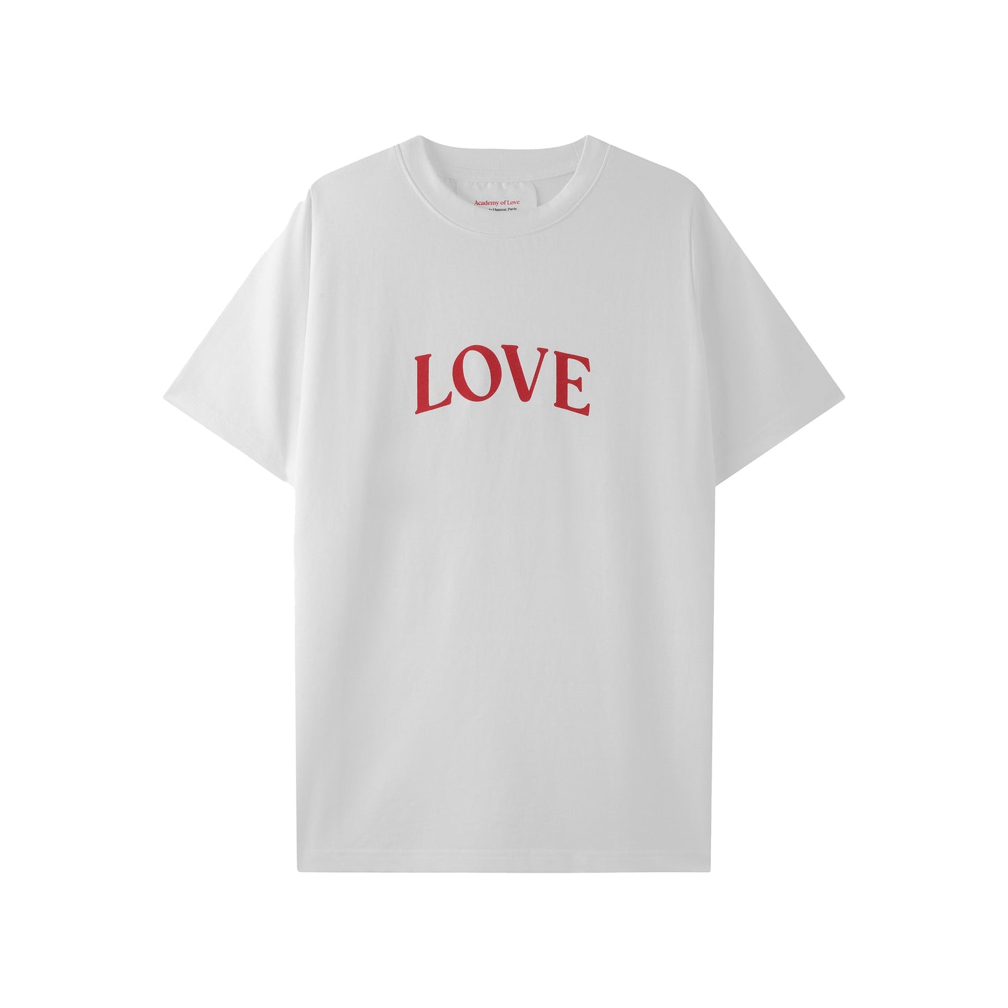 Academy of Love Love Tshirt 100% Organic Cotton