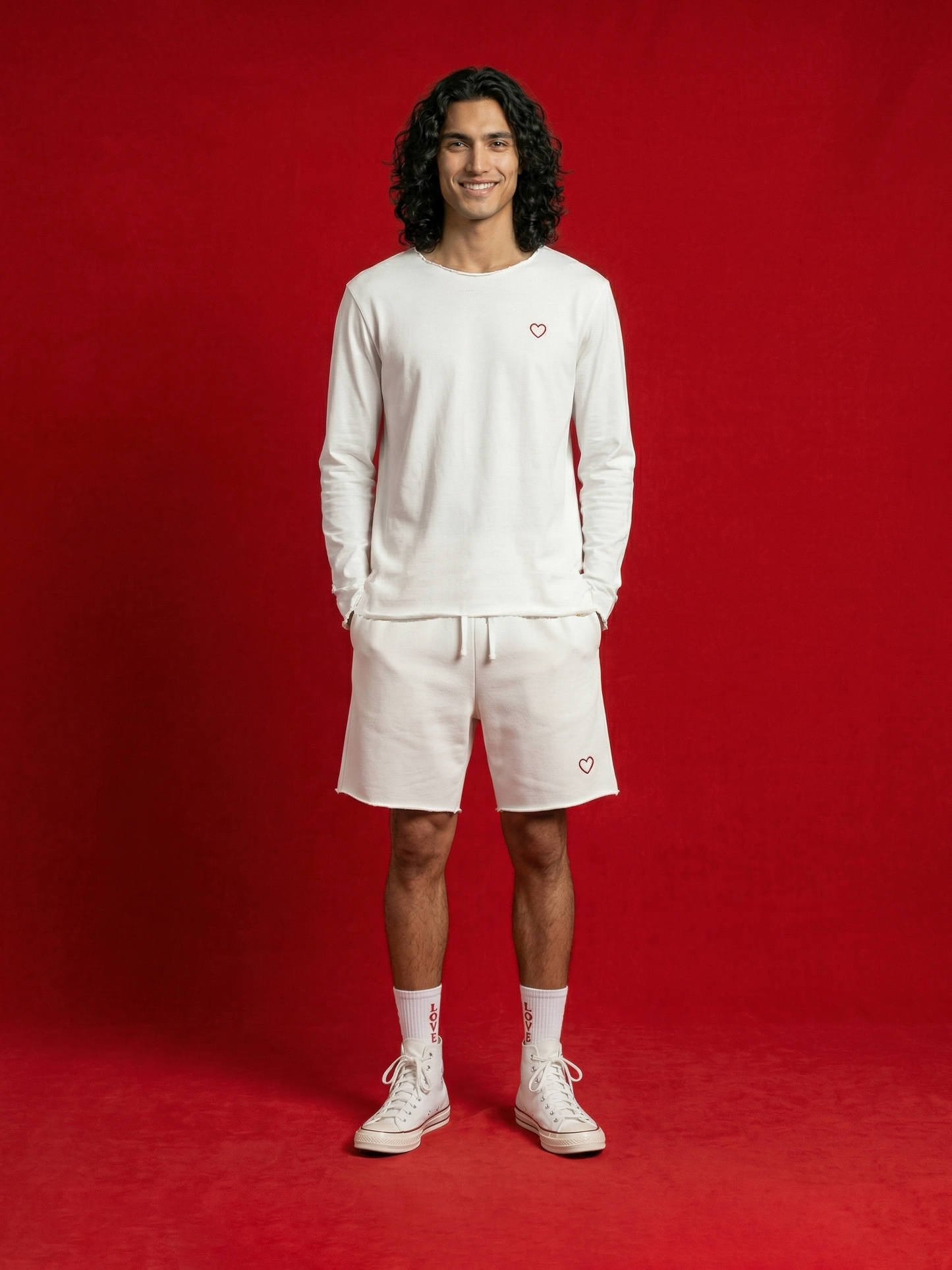 The No Collar Long Sleeve T-Shirt Academy of Love