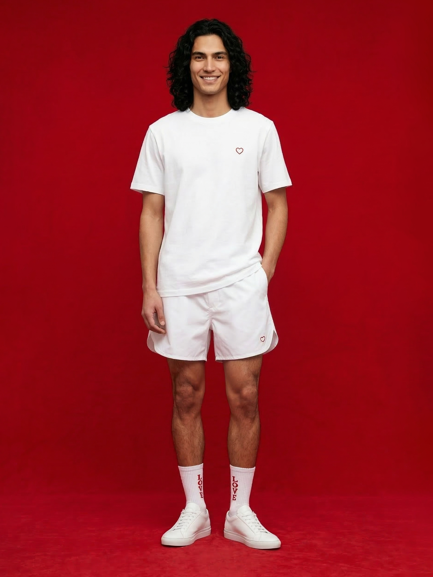 Academy of Love Heart Tshirt 100% Organic Cotton