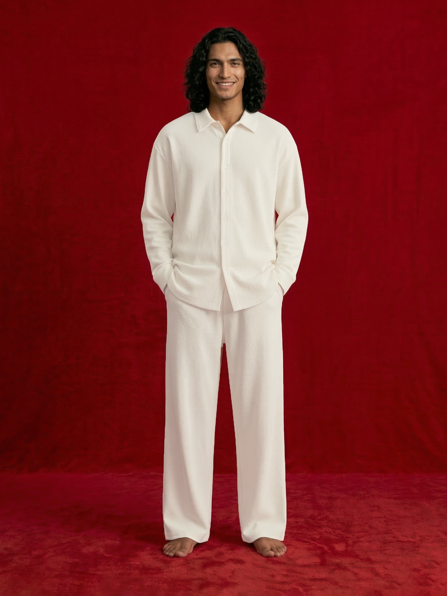 Academy of Love The Cotton-Linen Off-White Shirt