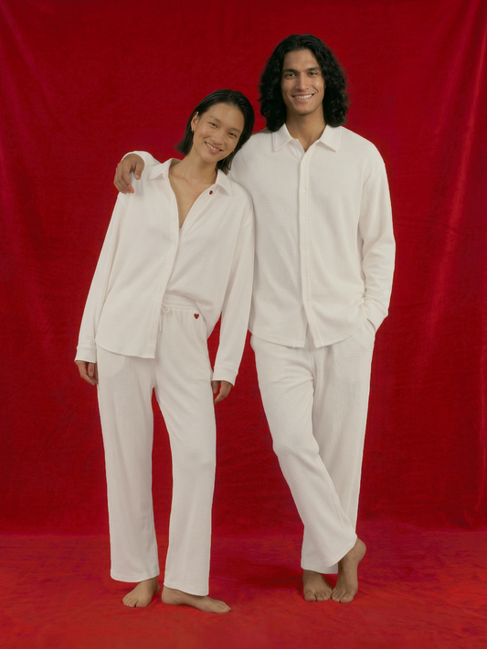 Academy of Love The Cotton-Linen Off-White Shirt